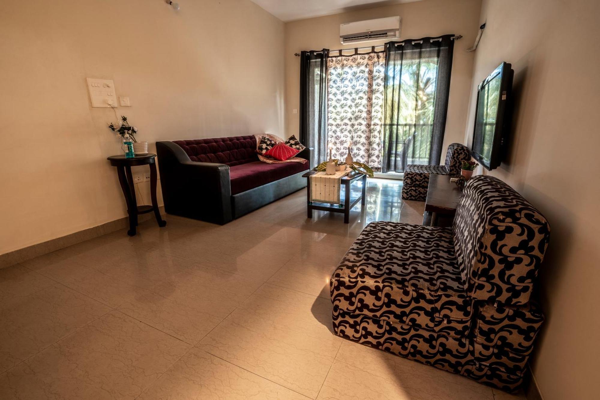 Goa Chillout Apartment - 1Bhk, Baga Kültér fotó