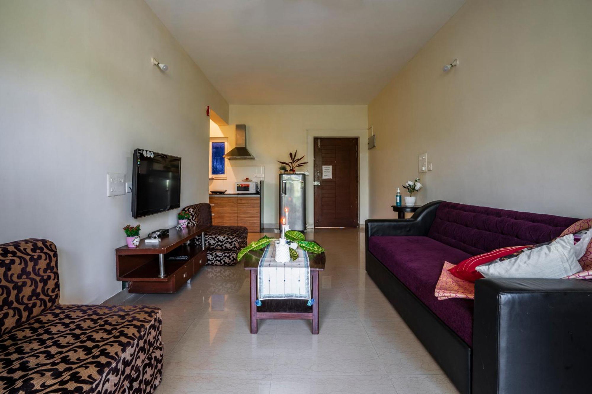 Goa Chillout Apartment - 1Bhk, Baga Kültér fotó