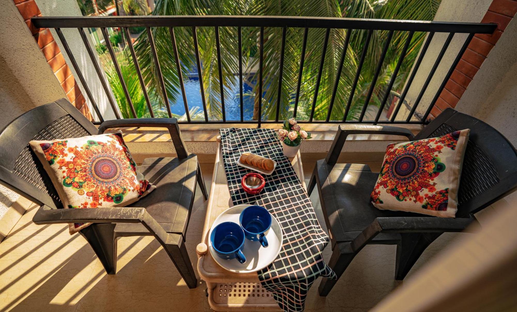 Goa Chillout Apartment - 1Bhk, Baga Kültér fotó