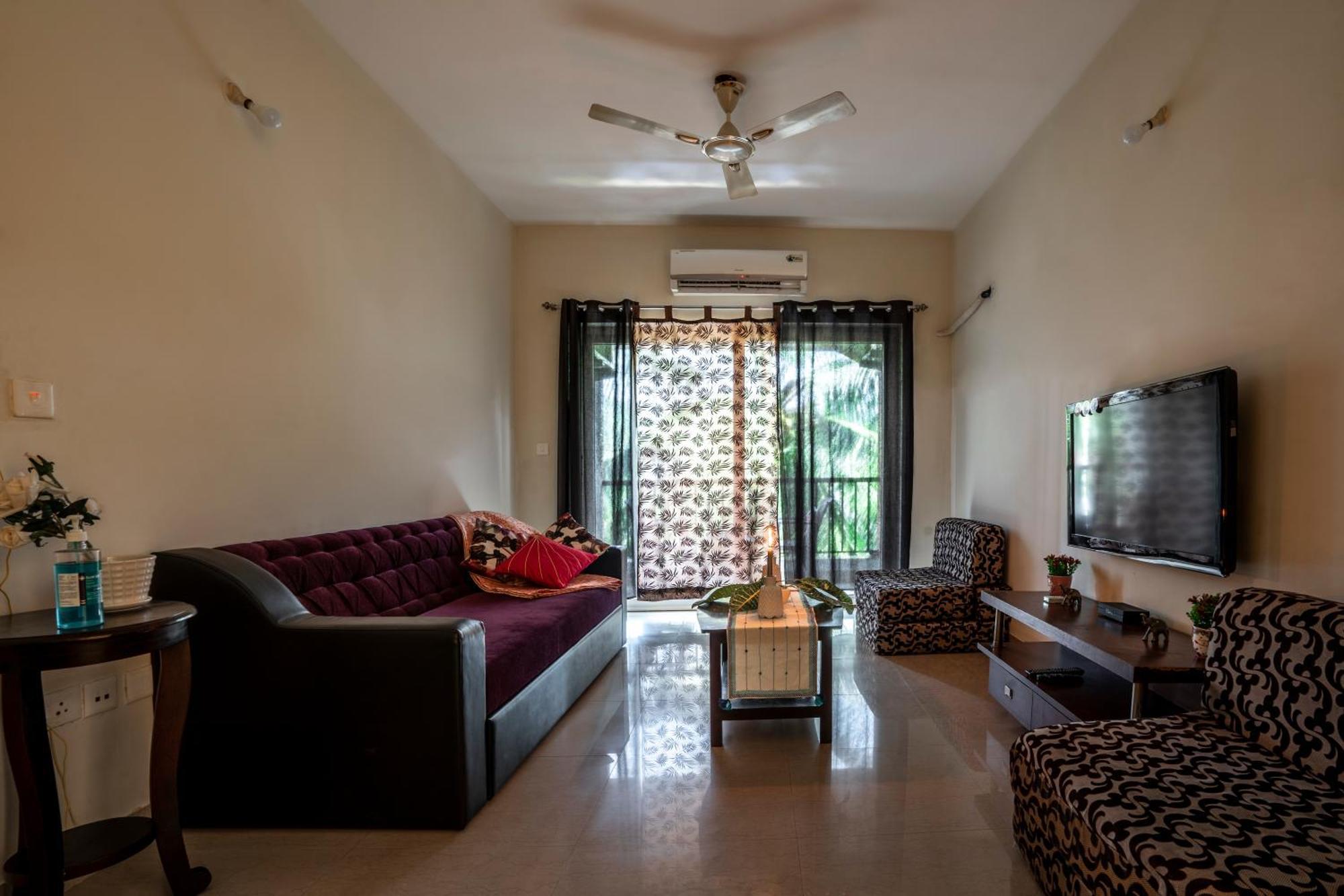 Goa Chillout Apartment - 1Bhk, Baga Kültér fotó
