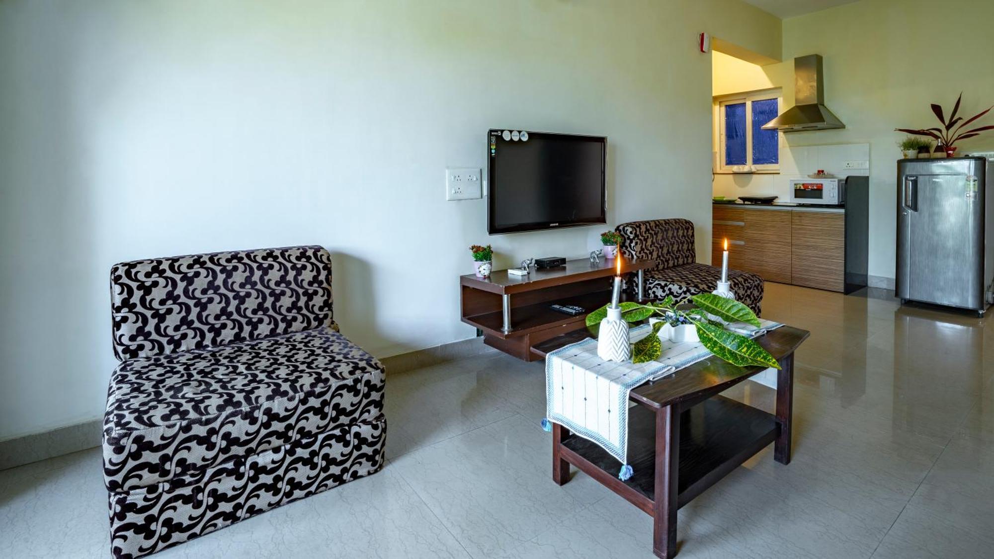 Goa Chillout Apartment - 1Bhk, Baga Kültér fotó